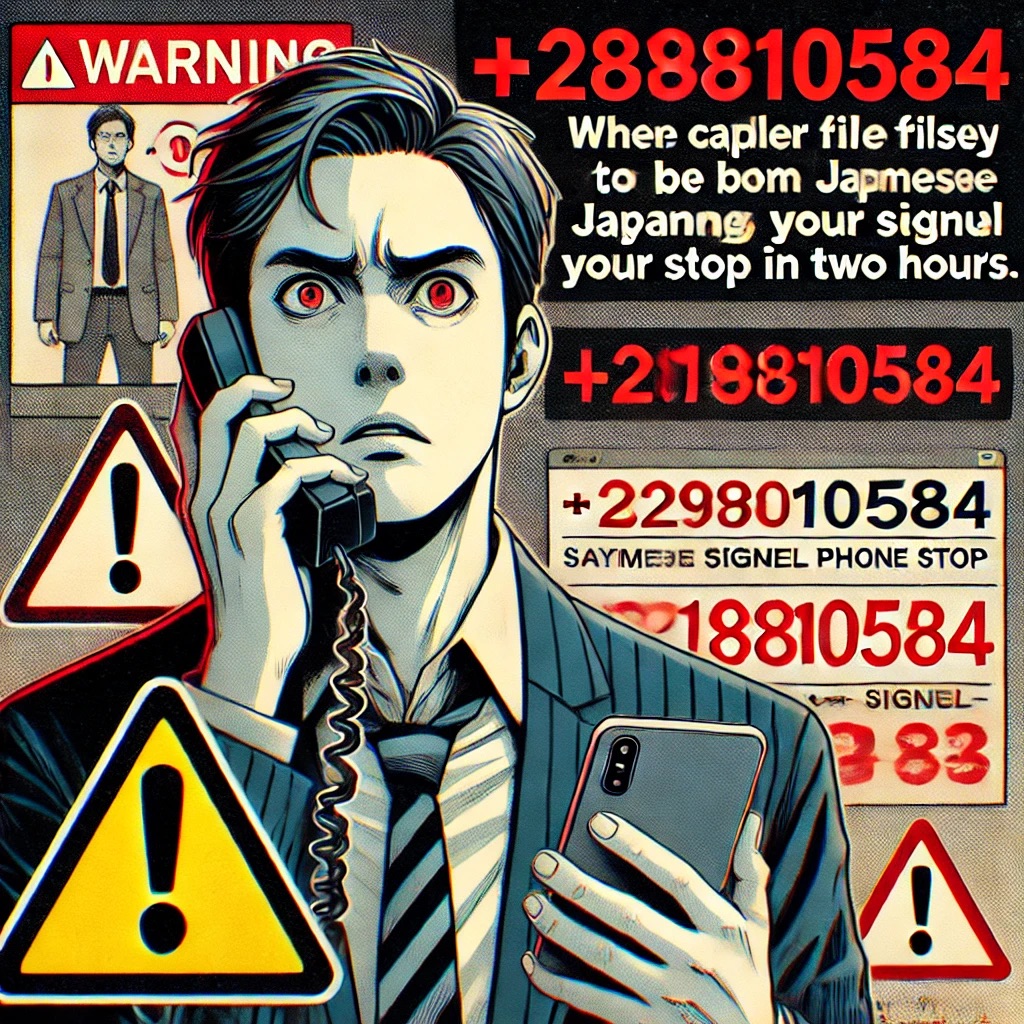 【総務省です、お使いの電波は後２時間で使え無くなります】奇怪な+2819810584からの電話！それは詐欺なのか？