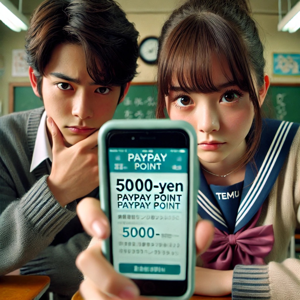 【中学生必見】TEMUの5000円PayPayポイント招待は本当の情報か？